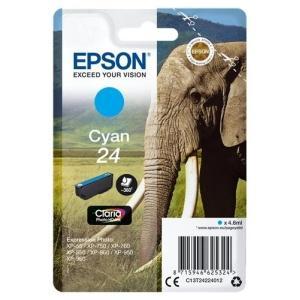 Original Epson T2422 (24) Cyan Cartucho de Tinta - C13T24224012