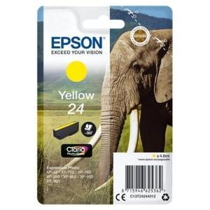 Original Epson T2424 (24) Amarillo Cartucho de Tinta - C13T24244012