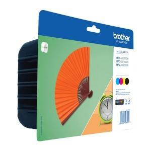 Original Brother LC129XL/LC125XL Pack de 4 Cartuchos de Tinta Originales - LC129XLVALBP