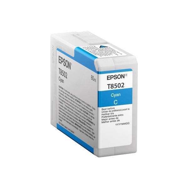 Original Epson T8502 Cyan Cartucho de Tinta - C13T850200