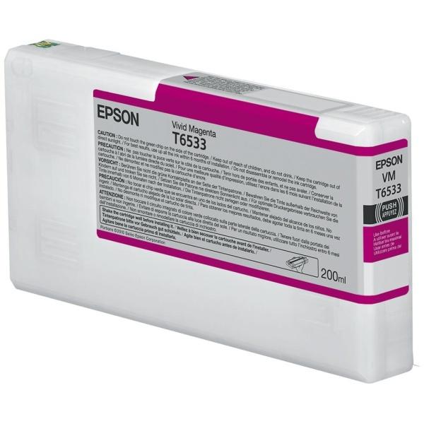 Original Epson T6533 Magenta Cartucho de Tinta - C13T653300