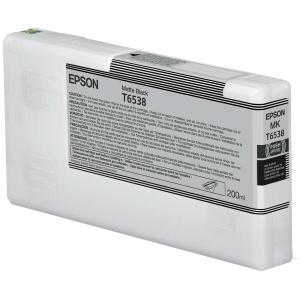 Original Epson T6538 Negro Mate Cartucho de Tinta - C13T653800