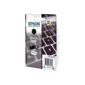 Original Epson 407 Negro Cartucho de Tinta - C13T07U140