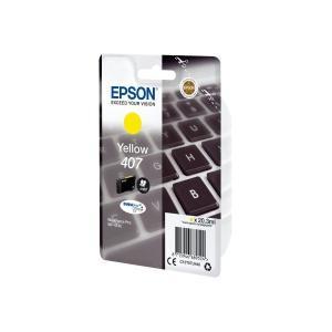 Original Epson 407 Amarillo Cartucho de Tinta - C13T07U440