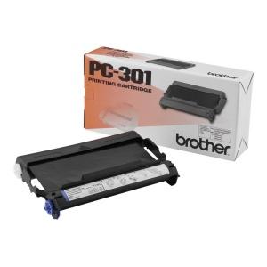 Original  Brother PC301 Cartucho y Rollo de Transferencia Termica - 1 Rollo