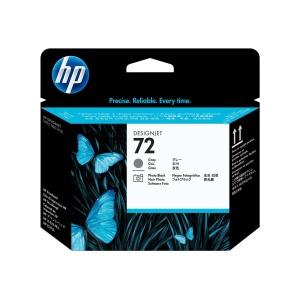 Original HP 72 Cabezal de Impresion - Negro Photo y Gris - C9380A