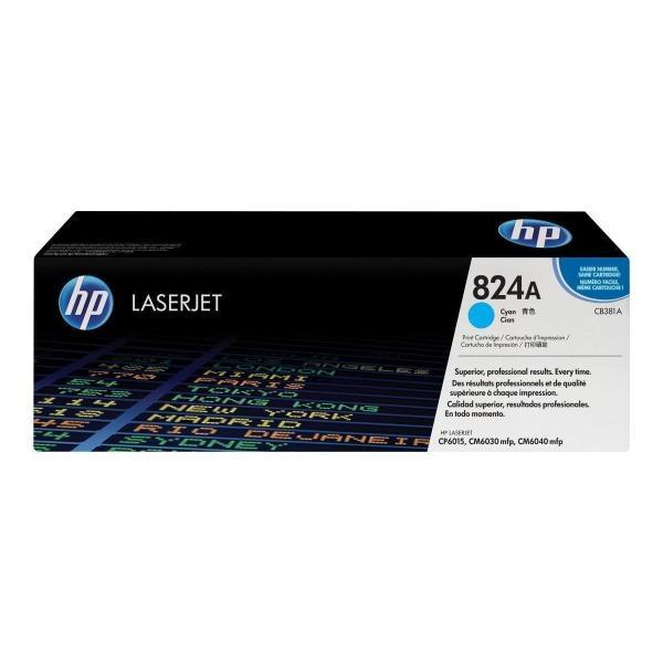 Original HP CB381A Cyan Cartucho de Toner - 824A