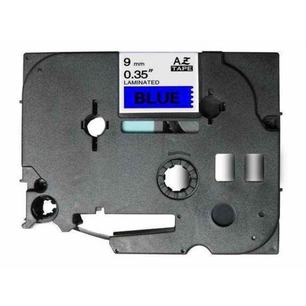 Compatible Brother TZe521 Cinta Laminada de Etiquetas - negro sobre azul - 9mm x 8
