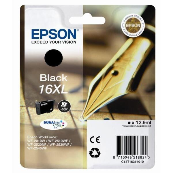 Original Epson T1631 Negro Cartucho de Tinta - C13T16314012