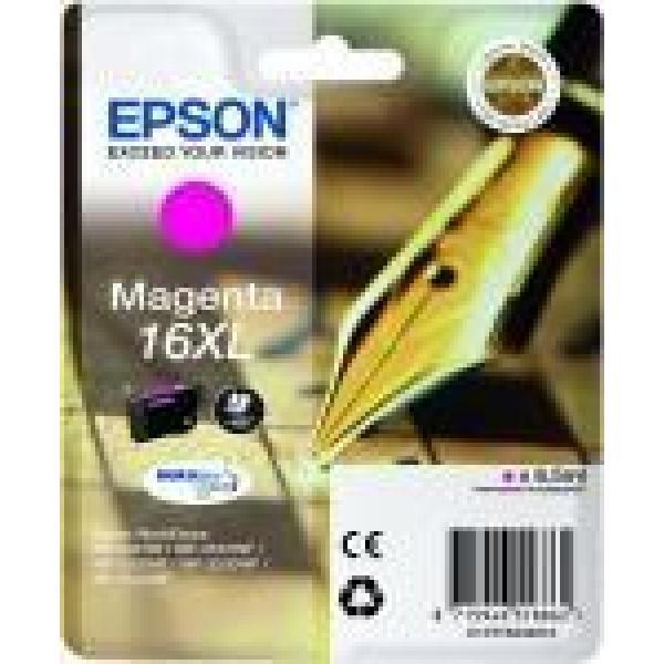 Original Epson T1633 Magenta Cartucho de Tinta - C13T16334012
