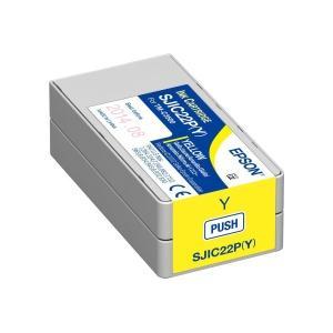 Original Epson SJIC22P Amarillo Cartucho de Tinta - C33S020604/SJIC22P(Y)