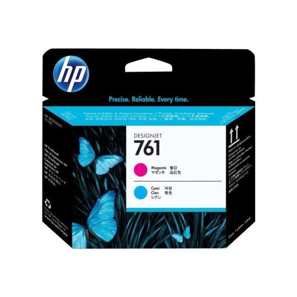 Original HP 761 Cabezal de Impresion - Cyan y Magenta - CH646A