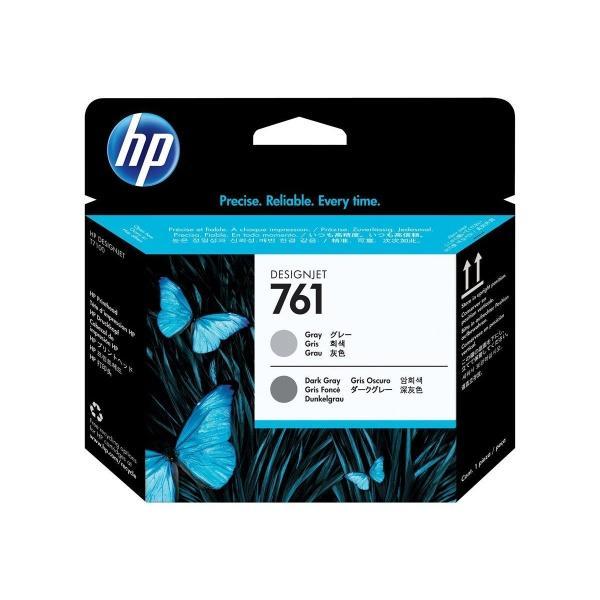 Original HP 761 Cabezal de Impresion - Gris y Gris Oscuro - CH647A