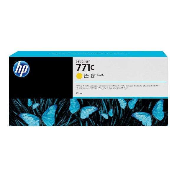 Original HP 771C Amarillo Cartucho de Tinta - B6Y10A