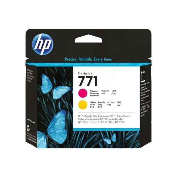 Original HP 771 Cabezal de Impresion - Magenta, Amarillo - CE018A
