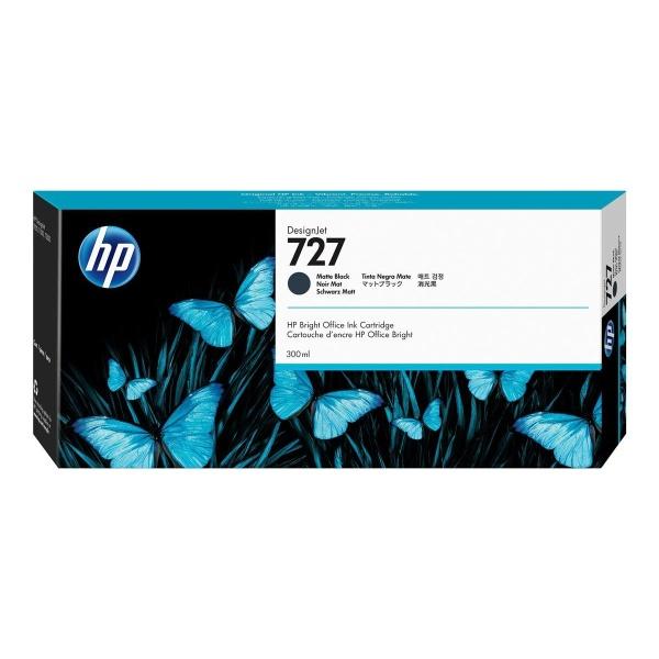 Original HP 727 Negro Mate Cartucho de Tinta - C1Q12A