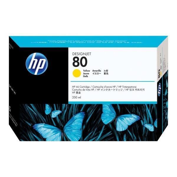 Original HP 80 Amarillo Cartucho de Tinta - C4848A