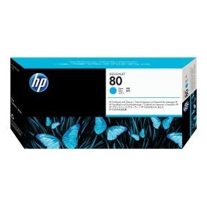 Original HP 80 Cyan Cabezal de Impresion Limpiador - C4821A