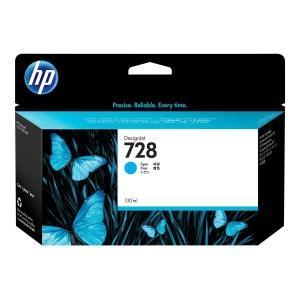 Original HP 728 Cyan Cartucho de Tinta - F9J67A