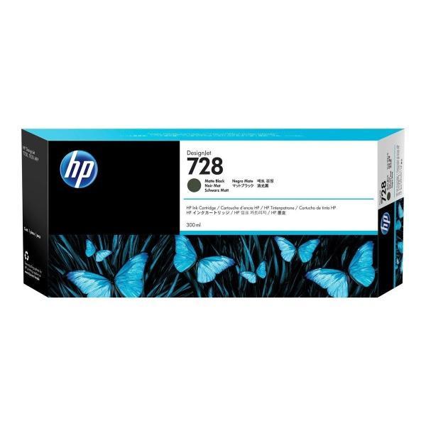 Original HP 728 Negro Mate Cartucho de Tinta - F9J68A