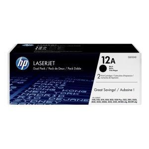 Original HP Q2612A Negro Pack de 2 Cartuchos de Toner Originales - 12A