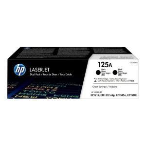 Original HP CB540A Negro Pack de 2 Cartuchos de Toner Originales - 125A