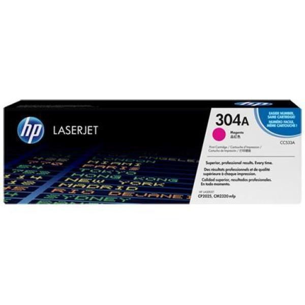 Original HP CC533A Magenta Cartucho de Toner - 304A