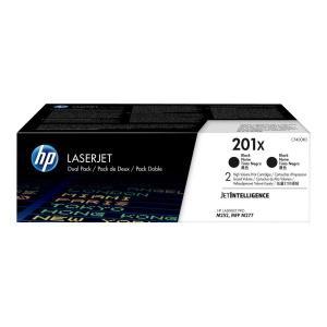 Original HP CF400X Negro Pack de 2 Cartuchos de Toner Originales - 201X