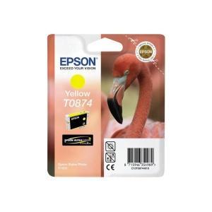 Original Epson T0874 Amarillo Cartucho de Tinta - C13T08744010