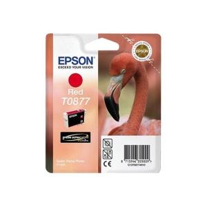 Original Epson T0877 Rojo Cartucho de Tinta - C13T08774010