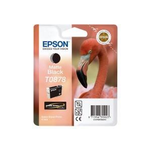 Original Epson T0878 Negro Mate Cartucho de Tinta - C13T08784010