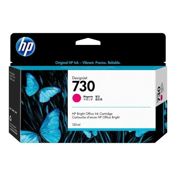 Original HP 730 Magenta Cartucho de Tinta - P2V63A