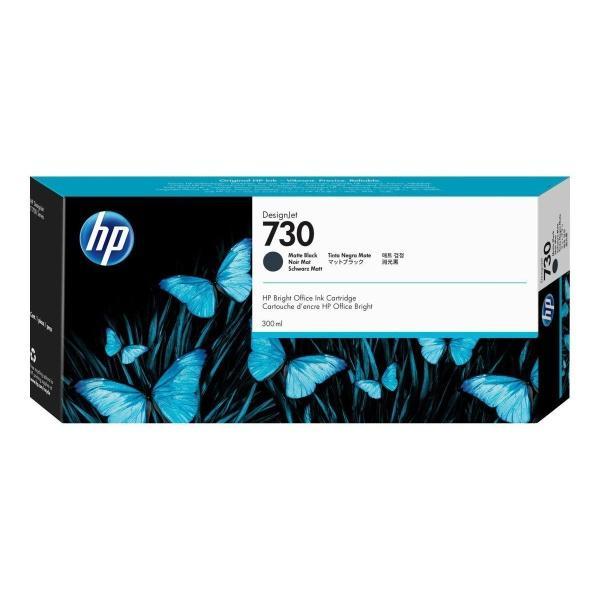 Original HP 730 Negro Mate Cartucho de Tinta - P2V71A