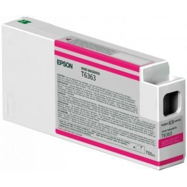 Original Epson T6363 Magenta Vivido Cartucho de Tinta - C13T636300