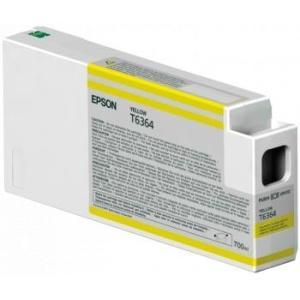 Original Epson T6364 Amarillo Cartucho de Tinta - C13T636400