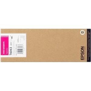 Original Epson T6063 Magenta Vivido Cartucho de Tinta - C13T606300