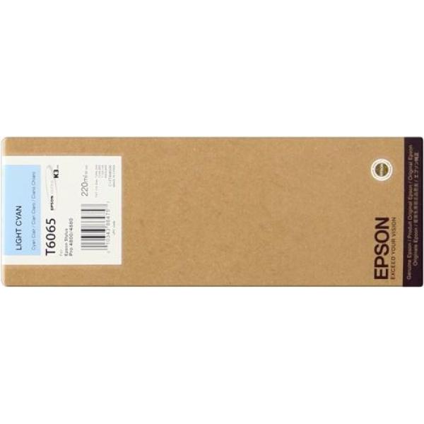 Original Epson T6065 Cyan Light Cartucho de Tinta - C13T606500