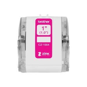 Original Brother CZ1004 Rollo de Etiquetas - Ancho 25mm x 5 metros - Zero Ink