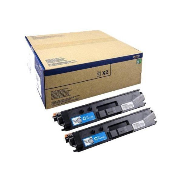 Original Brother TN329 Cyan Pack de 2 Cartuchos de Toner es - TN329CTWIN