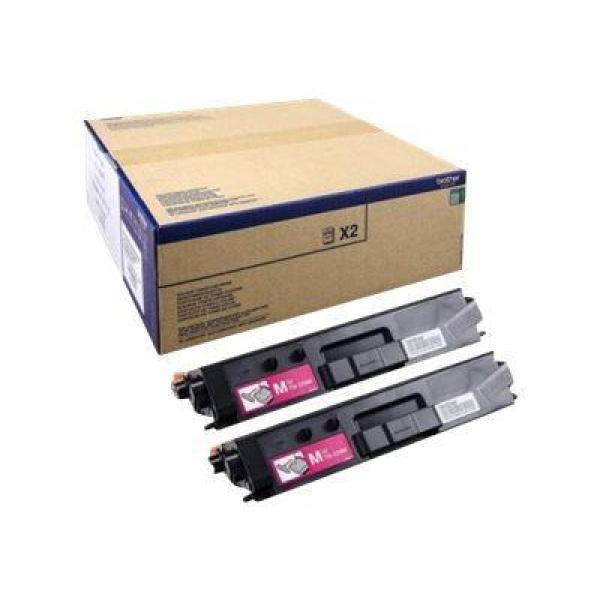 Original Brother TN329 Magenta Pack de 2 Cartuchos de Toner  - TN329MTWIN
