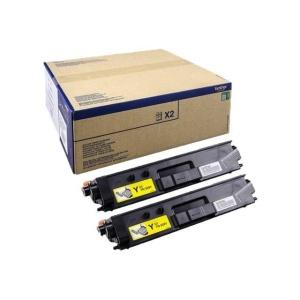 Original Brother TN329 Amarillo Pack de 2 Cartuchos de Toner - TN329YTWIN