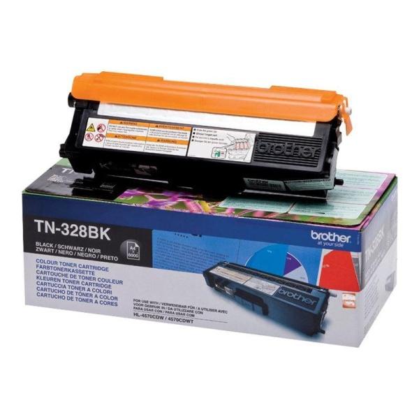 Original Brother TN328 Negro Cartucho de Toner - TN328BK