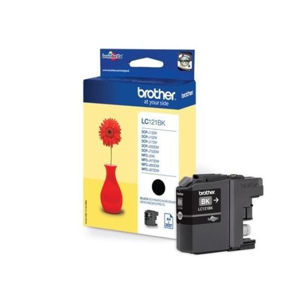 Original Brother LC121 Negro Cartucho de Tinta - LC121BKBP