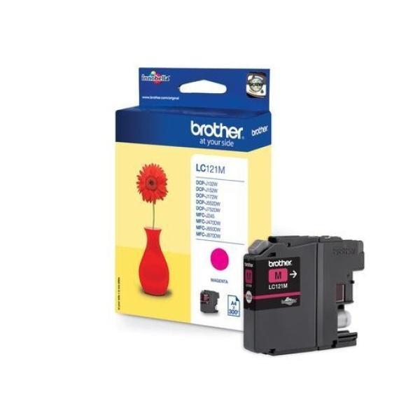 Original Brother LC121 Magenta Cartucho de Tinta - LC121MBP