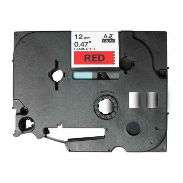 Compatible Brother TZe431 Cinta Laminada de Etiquetas - negro sobre rojo - 12mm x 8
