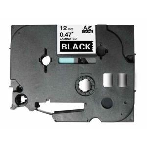 Compatible Brother TZe335 Cinta de Etiquetas - blanco sobre negro - 12mm x 8 metros
