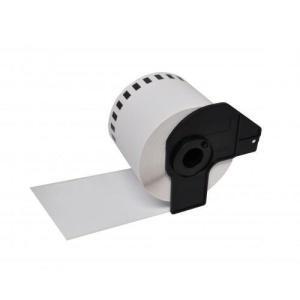 Compatible Brother DK44205 - Etiquetas  Tamaño personalizado - Ancho 62mm x 15,24 metros - negro sobre blanco