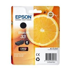Original Epson T3331 (33) Negro Cartucho de Tinta - C13T33314012