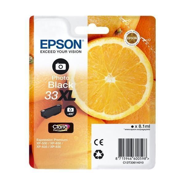 Original Epson T3361 (33XL) Negro Cartucho de Tinta - C13T33614012