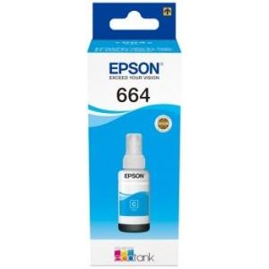 Original Epson T6642 Cyan - Botella de Tinta C13T664240